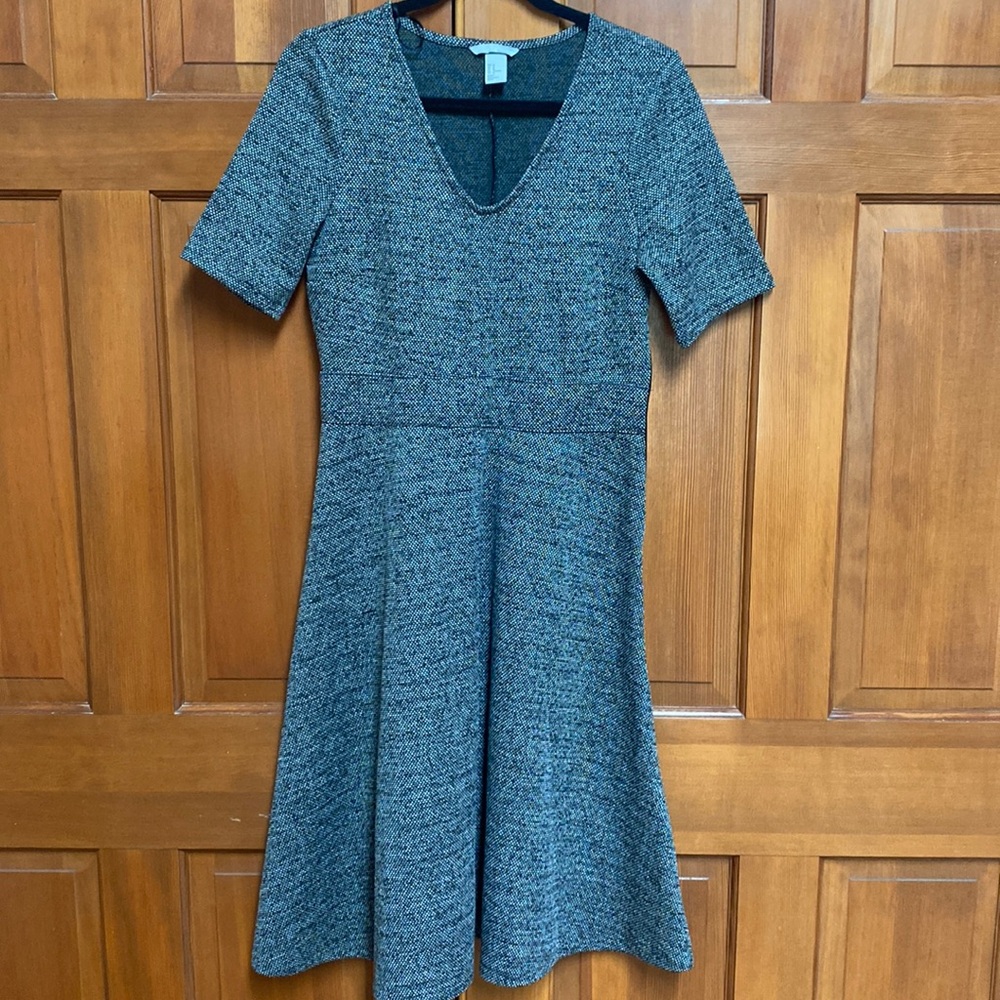 H&M tweed midi dress